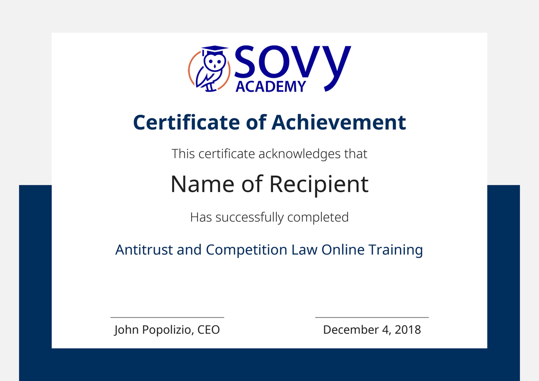 Antitrust and Competition Law